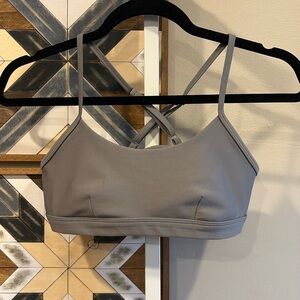 ALO Yoga Gray Sports Bra